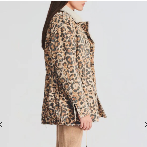 Leopard Jacket by Ser. O. Ya. Sz Xs/S oversized fit NWT - Picture 4 of 4